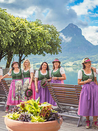Wanderdamen Berau am Wolfgangsee