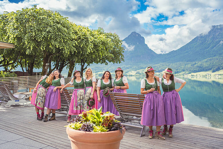 Wanderdamen Berau am Wolfgangsee