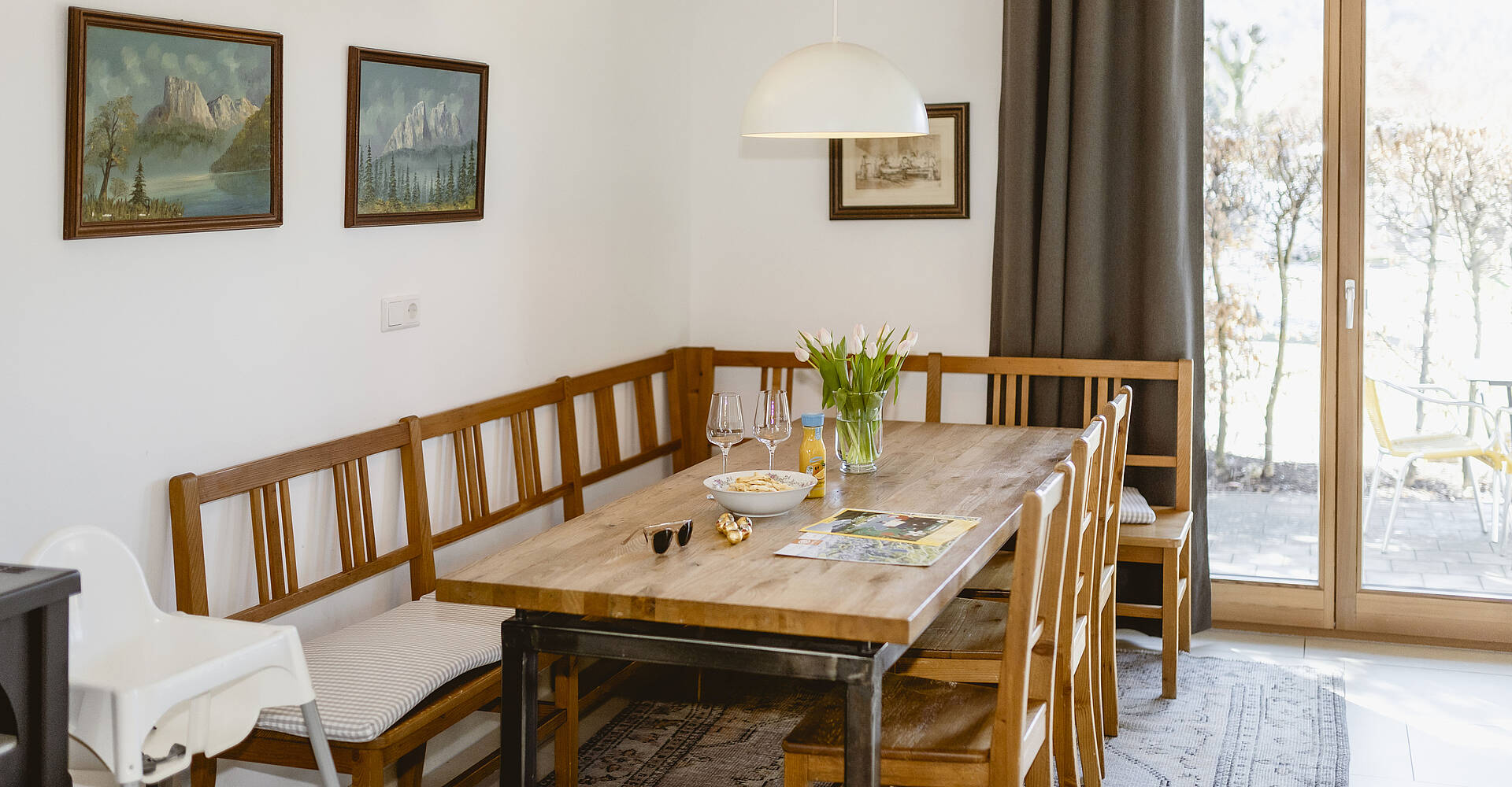 Ferienhaus innen in der Berau am Wolfgangsee