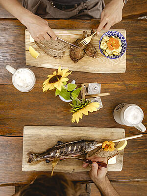  Restaurant das Franzl gegrillter Fisch
