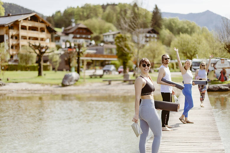 Yoga am Wolfgangsee in der Berau