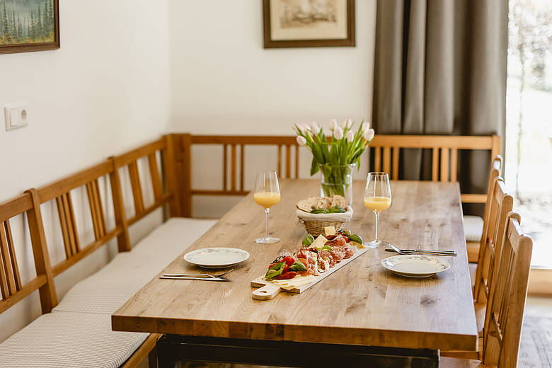 Ferienhaus innen in der Berau am Wolfgangsee