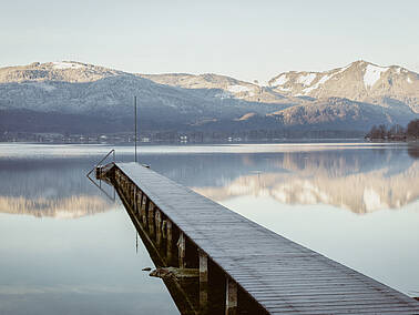 Winter in der Berau am Wolfgangsee