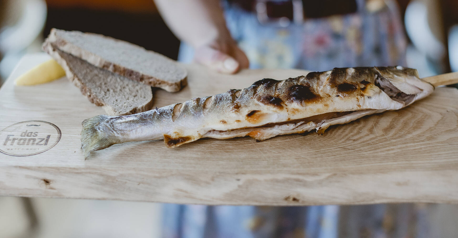Restaurant das Franzl gegrillter Fisch