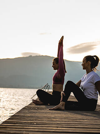 Yoga am Wolfgangsee in der Berau