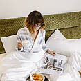 Frühstück im Zimmer in der Berau am Wolfgangsee