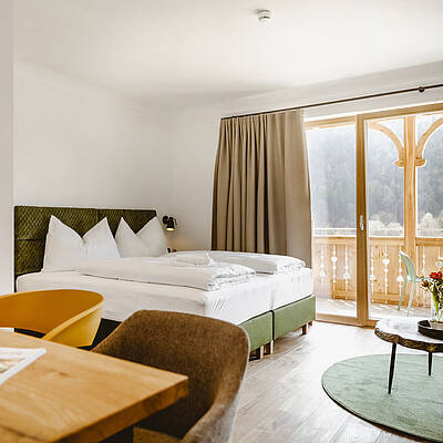 Modernes Doppelzimmer im Hotel am Wolfgangsee