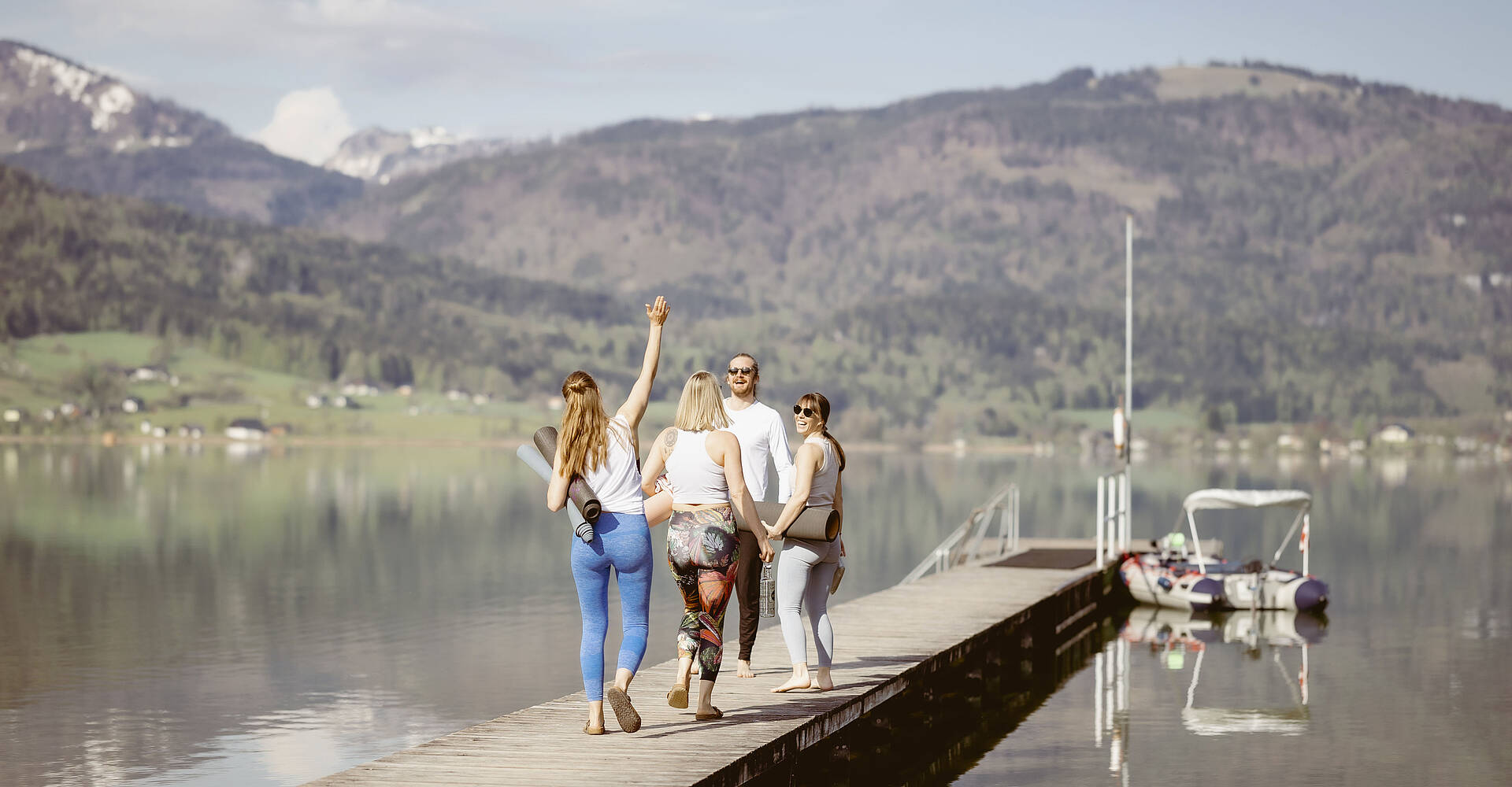 Yoga am Wolfgangsee in der Berau